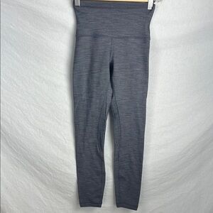 Lululemon Gray High-Waisted Leggings wonder under 2
